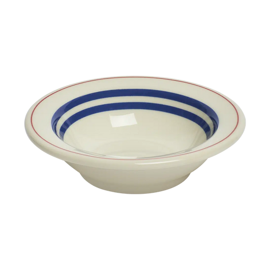 Hl Red/blueband - Fruit Bowl versatile tableware, with a clean, polished finish and distinctive shape or artwork; useful for cereal, soup, snacks, sides, desserts, or everyday prep and serving. Alternate product view shows more of the shape, finish, and design details.