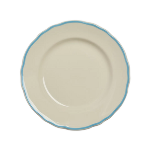 SKYBLUE SCALLOP - APP PLATE (7.25
