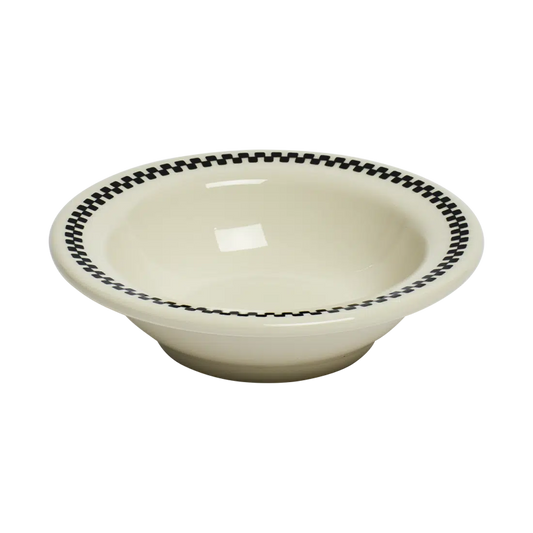 Checkerboard - Fruit Bowl versatile tableware, with a clean, polished finish and distinctive shape or artwork; useful for cereal, soup, snacks, sides, desserts, or everyday prep and serving. Alternate product view shows more of the shape, finish, and design details.