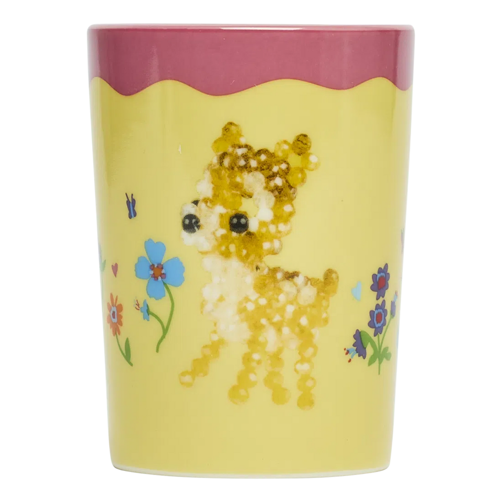 Fishs Eddyxsusan Alexandra Deer Dear Cup ceramic drinkware, with a clean, polished finish and distinctive shape or artwork; a comfortable everyday choice for coffee, tea, cocoa, or desk-side sipping. Primary product view highlights the overall design and proportions.