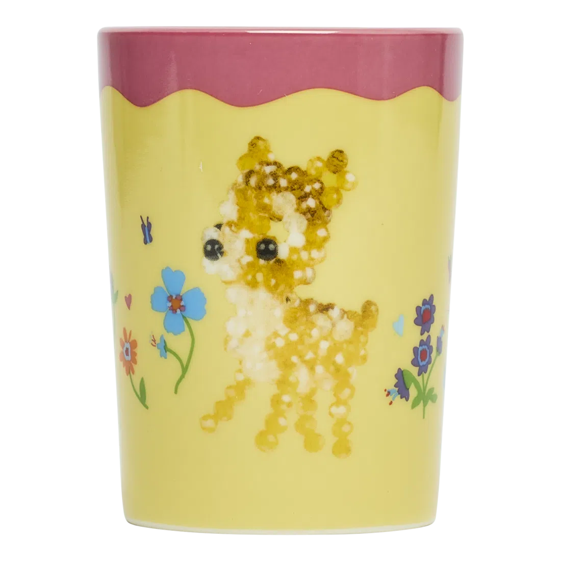 Fishs Eddyxsusan Alexandra Deer Dear Cup ceramic drinkware, with a clean, polished finish and distinctive shape or artwork; a comfortable everyday choice for coffee, tea, cocoa, or desk-side sipping. Primary product view highlights the overall design and proportions.