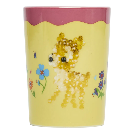 Fishs Eddyxsusan Alexandra Deer Dear Cup ceramic drinkware, with a clean, polished finish and distinctive shape or artwork; a comfortable everyday choice for coffee, tea, cocoa, or desk-side sipping. Primary product view highlights the overall design and proportions.
