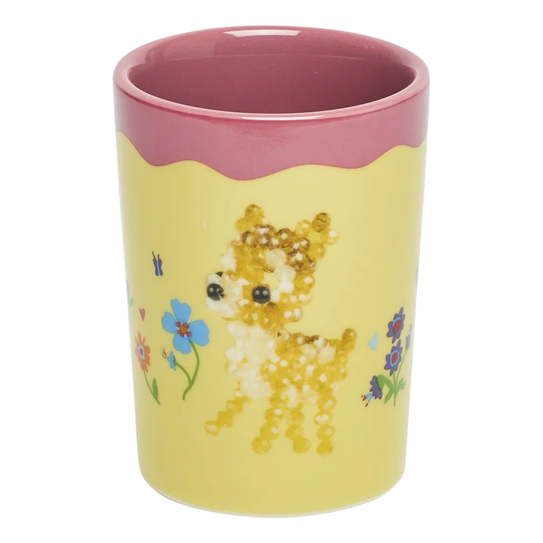Fishs Eddyxsusan Alexandra Deer Dear Cup ceramic drinkware, with a clean, polished finish and distinctive shape or artwork; a comfortable everyday choice for coffee, tea, cocoa, or desk-side sipping. Alternate product view shows more of the shape, finish, and design details.