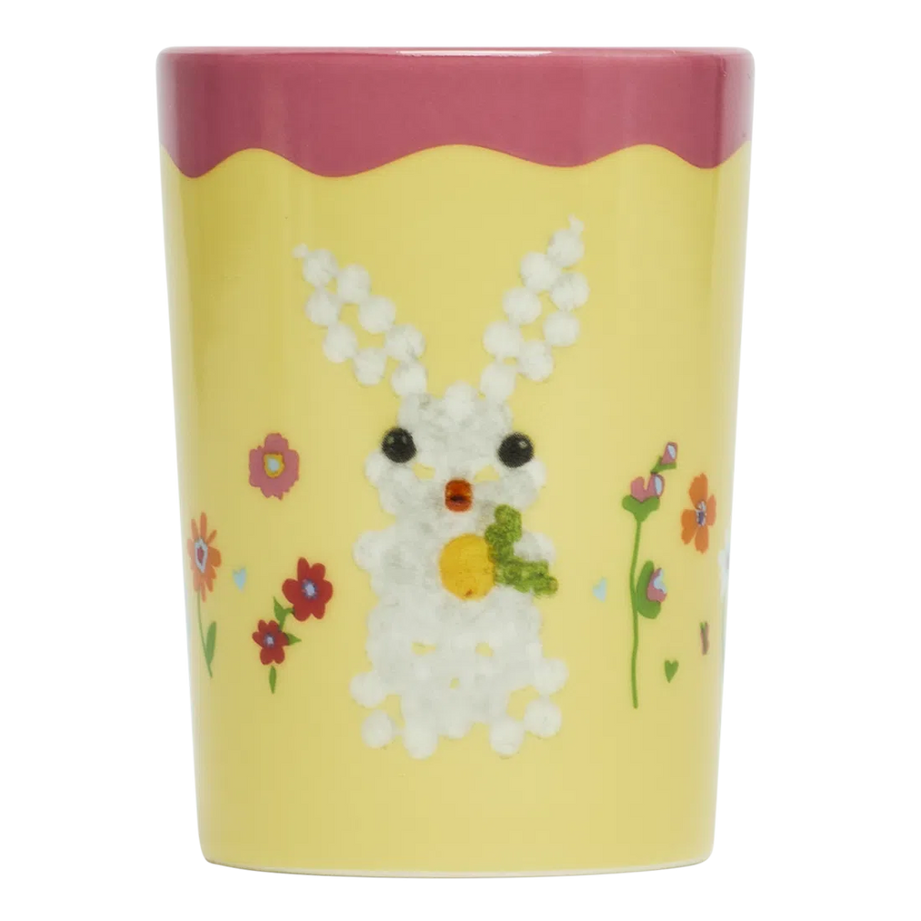 Fishs Eddyxsusan Alexandra Bun Bun Cup ceramic drinkware, with a clean, polished finish and distinctive shape or artwork; a comfortable everyday choice for coffee, tea, cocoa, or desk-side sipping. Primary product view highlights the overall design and proportions.