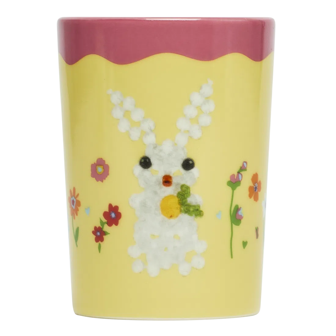 Fishs Eddyxsusan Alexandra Bun Bun Cup ceramic drinkware, with a clean, polished finish and distinctive shape or artwork; a comfortable everyday choice for coffee, tea, cocoa, or desk-side sipping. Primary product view highlights the overall design and proportions.