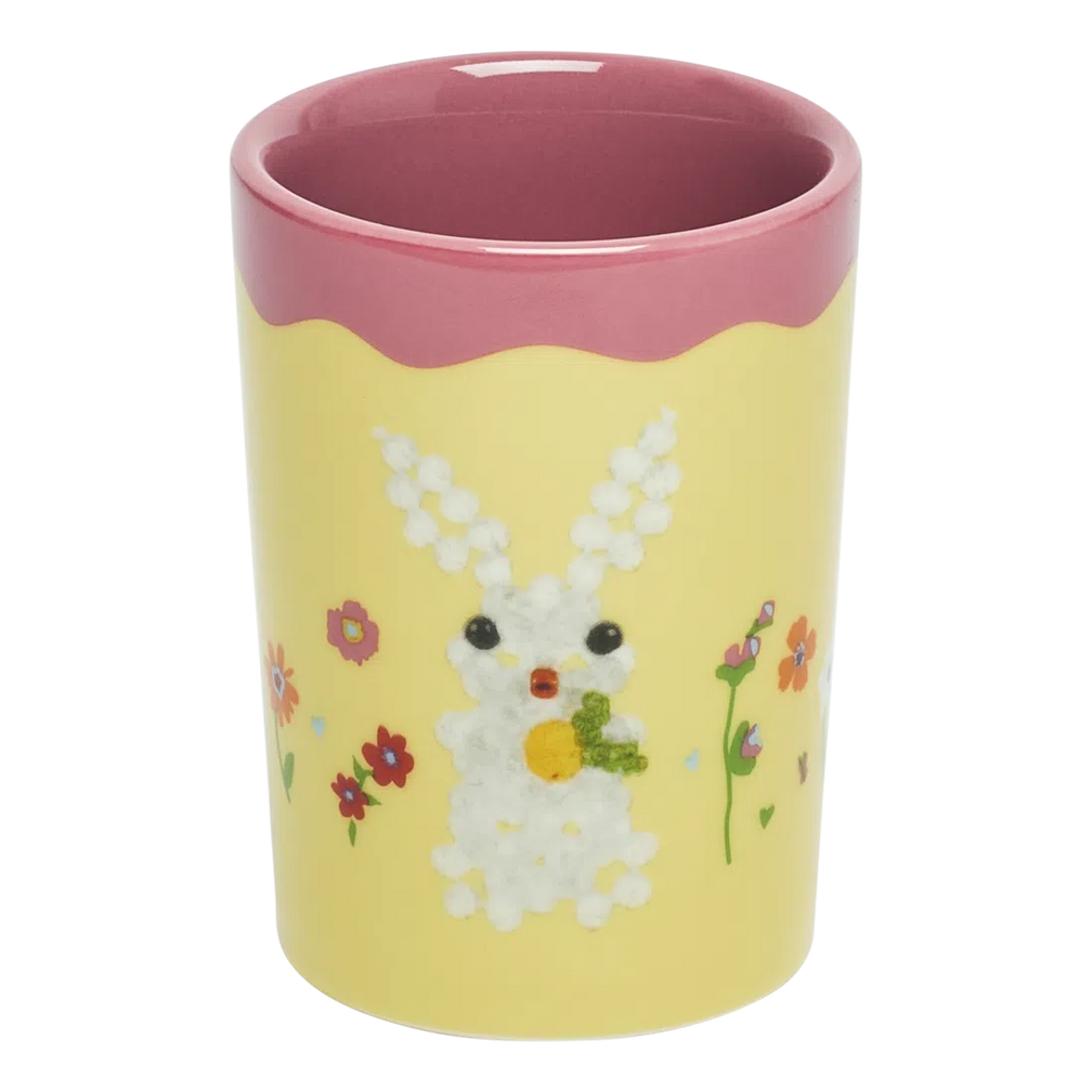 Fishs Eddyxsusan Alexandra Bun Bun Cup ceramic drinkware, with a clean, polished finish and distinctive shape or artwork; a comfortable everyday choice for coffee, tea, cocoa, or desk-side sipping. Alternate product view shows more of the shape, finish, and design details.