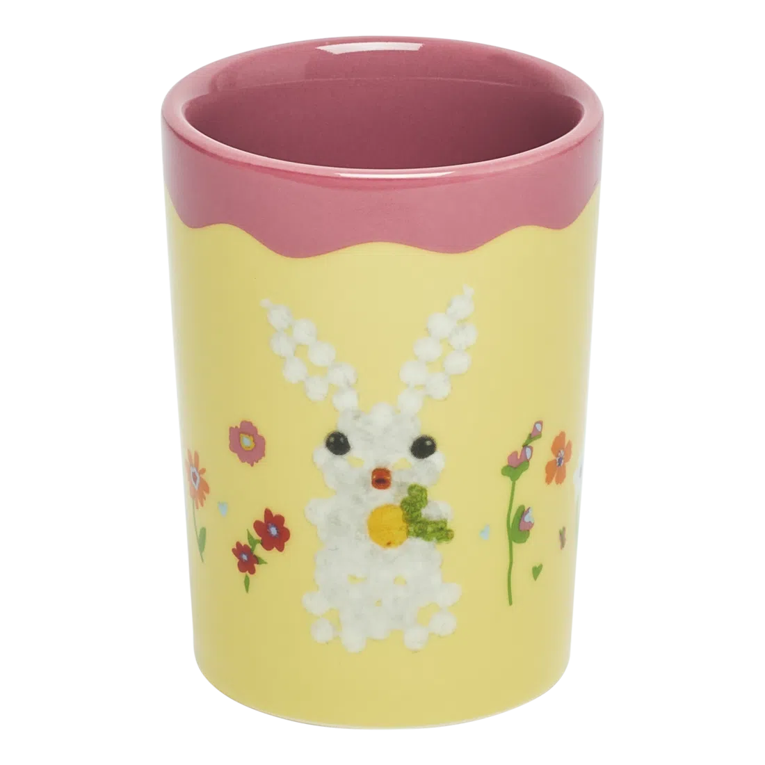 Fishs Eddyxsusan Alexandra Bun Bun Cup ceramic drinkware, with a clean, polished finish and distinctive shape or artwork; a comfortable everyday choice for coffee, tea, cocoa, or desk-side sipping. Alternate product view shows more of the shape, finish, and design details.