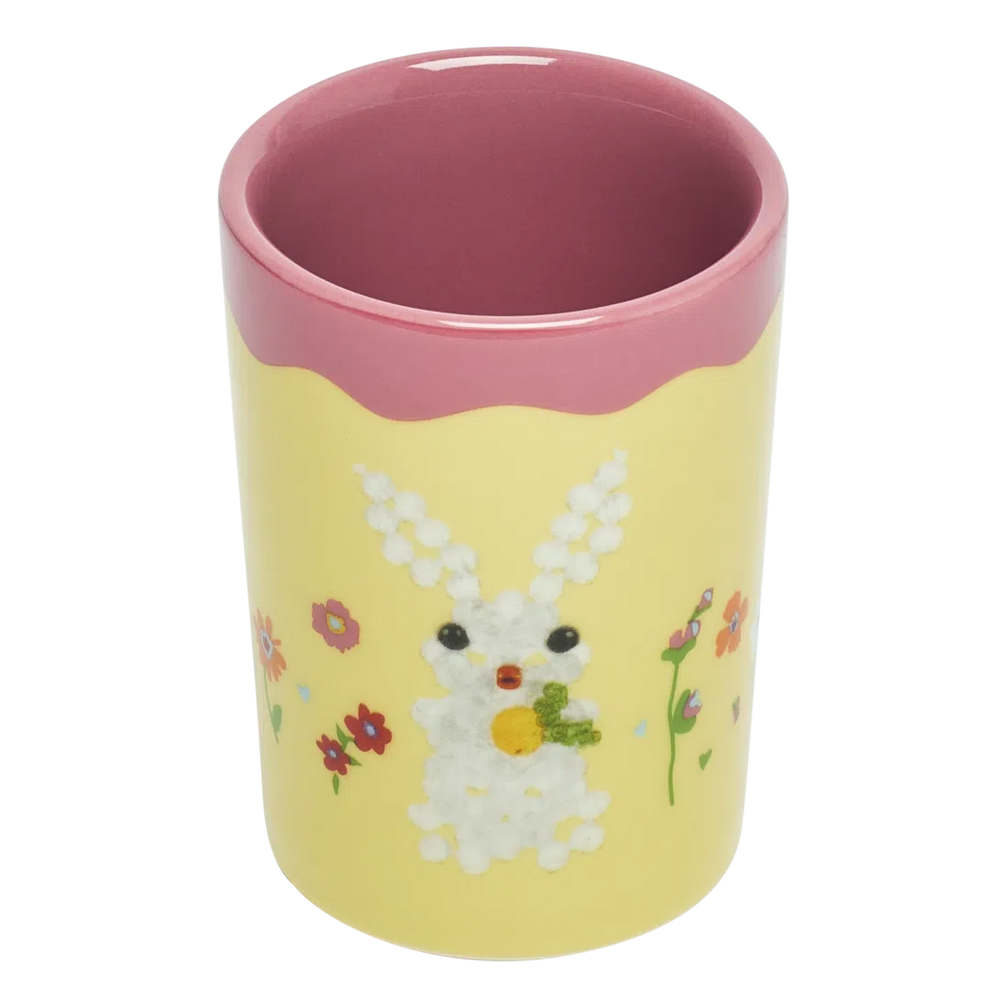 Fishs Eddyxsusan Alexandra Bun Bun Cup ceramic drinkware, with a clean, polished finish and distinctive shape or artwork; a comfortable everyday choice for coffee, tea, cocoa, or desk-side sipping. Additional view helps show the profile, scale, and decorative details.