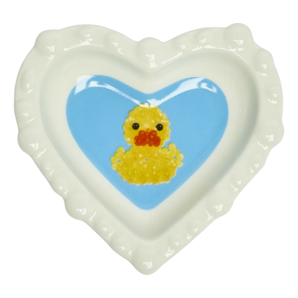 Fishs Eddyxsusan Alexandra Duckie Dish serving and catchall piece, with a clean, polished finish and distinctive shape or artwork; useful for snacks and small bites, or for organizing jewelry, keys, and countertop essentials. Primary product view highlights the overall design and proportions.