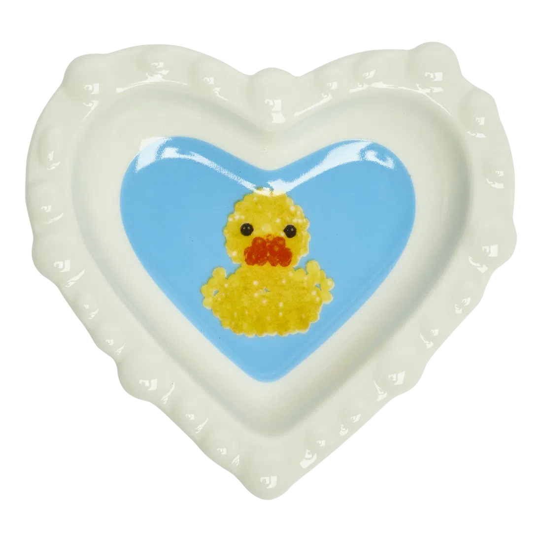 Fishs Eddyxsusan Alexandra Duckie Dish serving and catchall piece, with a clean, polished finish and distinctive shape or artwork; useful for snacks and small bites, or for organizing jewelry, keys, and countertop essentials. Primary product view highlights the overall design and proportions.
