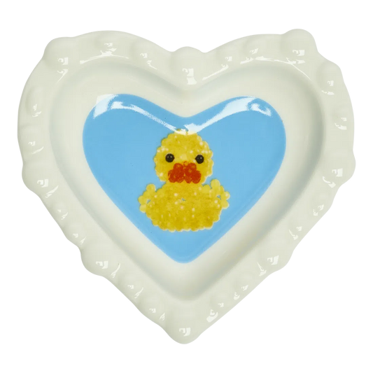 Fishs Eddyxsusan Alexandra Duckie Dish serving and catchall piece, with a clean, polished finish and distinctive shape or artwork; useful for snacks and small bites, or for organizing jewelry, keys, and countertop essentials. Primary product view highlights the overall design and proportions.