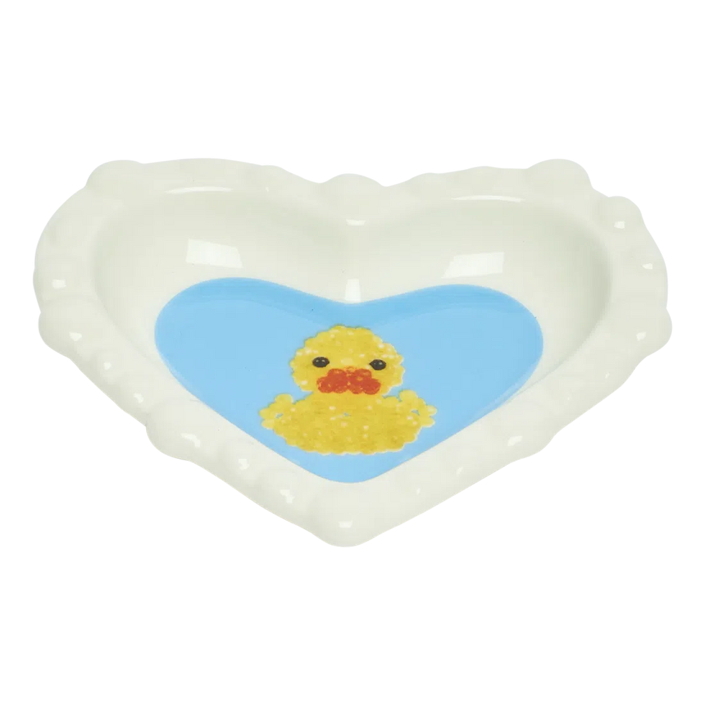 Fishs Eddyxsusan Alexandra Duckie Dish serving and catchall piece, with a clean, polished finish and distinctive shape or artwork; useful for snacks and small bites, or for organizing jewelry, keys, and countertop essentials.