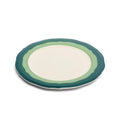 2-TONE SCALLOP - TEAL/SEAGREEN - SALAD PLATE (9")