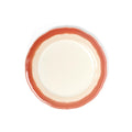 2-TONE SCALLOP - RUST/TAN - SALAD PLATE (9")