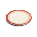 2-TONE SCALLOP - RUST/TAN - SALAD PLATE (9")