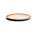 2-TONE SCALLOP - RUST/TAN - SALAD PLATE (9")