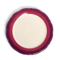 2-TONE SCALLOP - GARNET/BEET - DINNER PLATE (11")