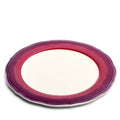 2-TONE SCALLOP - GARNET/BEET - DINNER PLATE (11")
