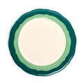 2-TONE SCALLOP - TEAL/SEAGREEN - DINNER PLATE (11")