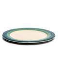 2-TONE SCALLOP - TEAL/SEAGREEN - DINNER PLATE (11")