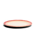 2-TONE SCALLOP - RUST/TAN - DINNER PLATE (11")