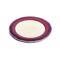 2-TONE SCALLOP - GARNET/BEET - SALAD PLATE (9")