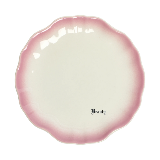 Beauty - Scallop Side Plate tableware, with a clean, polished finish and distinctive shape or artwork; a useful size for meals, appetizers, desserts, snacks, or layered place settings. Primary product view highlights the overall design and proportions.