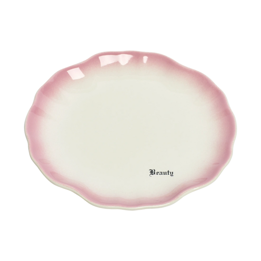 Beauty - Scallop Side Plate tableware, with a clean, polished finish and distinctive shape or artwork; a useful size for meals, appetizers, desserts, snacks, or layered place settings. Alternate product view shows more of the shape, finish, and design details.
