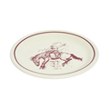 Bucking Bronco Plate tableware, with a clean, polished finish and distinctive shape or artwork; a useful size for meals, appetizers, desserts, snacks, or layered place settings. Alternate product view shows more of the shape, finish, and design details.