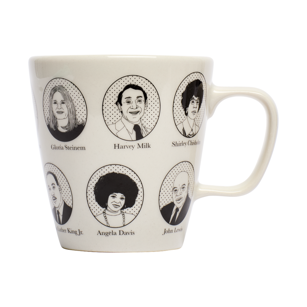 Activist Mug ceramic drinkware, with a clean, polished finish and distinctive shape or artwork; a comfortable everyday choice for coffee, tea, cocoa, or desk-side sipping. Primary product view highlights the overall design and proportions.