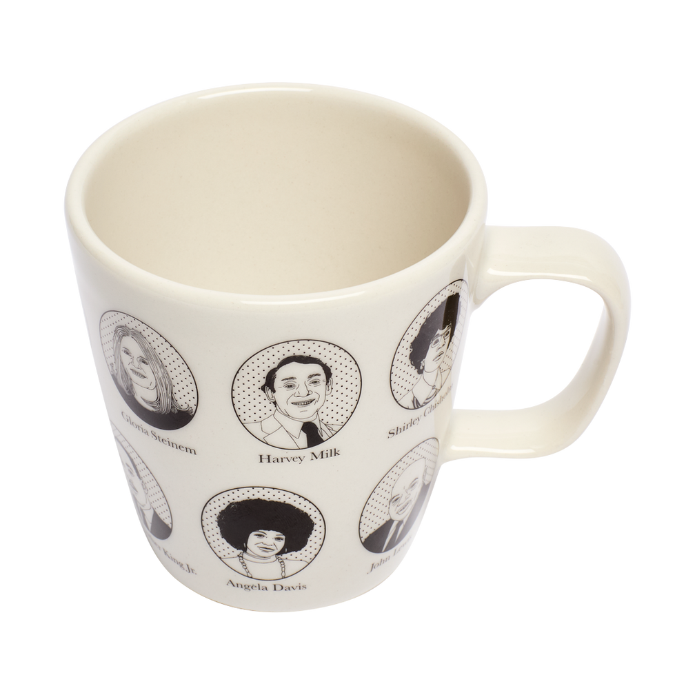 Activist Mug ceramic drinkware, with a clean, polished finish and distinctive shape or artwork; a comfortable everyday choice for coffee, tea, cocoa, or desk-side sipping. Additional view helps show the profile, scale, and decorative details.