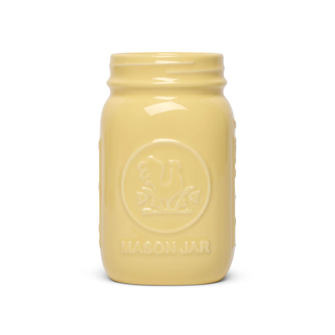 FARMERS MARKET - MASON JAR - YELLOW (15.6OZ)