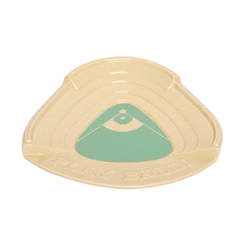 Play Ball Soap Dish serving and catchall piece, with a clean, polished finish and distinctive shape or artwork; useful for snacks and small bites, or for organizing jewelry, keys, and countertop essentials. Alternate product view shows more of the shape, finish, and design details.