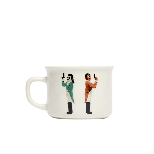 Hamilton - History Has It's Eyes Mug ceramic drinkware, with a clean, polished finish and distinctive shape or artwork; a comfortable everyday choice for coffee, tea, cocoa, or desk-side sipping. Primary product view highlights the overall design and proportions.