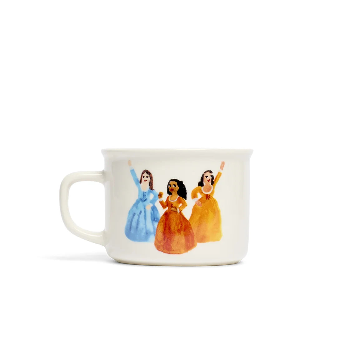 HAMILTON - SISTERS - NEVER SATISFIED MUG (7.7OZ)