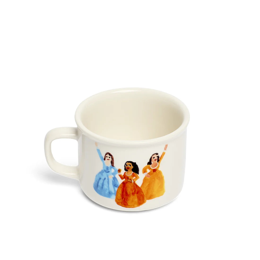 HAMILTON - SISTERS - NEVER SATISFIED MUG (7.7OZ)