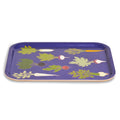 Root Down tray at an angle showing the raised rim and vegetable illustrations