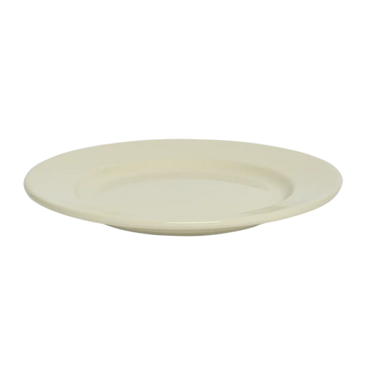 Diner Whites - Main Plate tableware, with a clean, polished finish and distinctive shape or artwork; a useful size for meals, appetizers, desserts, snacks, or layered place settings. Alternate product view shows more of the shape, finish, and design details.