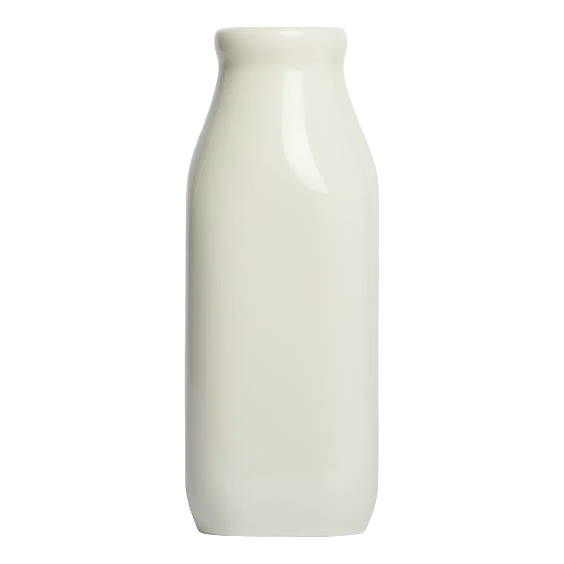 Farmers Market - Milk Jug - White pouring vessel, with a clean, polished finish and distinctive shape or artwork; handy for cream, milk, sauces, small-batch drinks, or as a compact tabletop accent. Primary product view highlights the overall design and proportions.