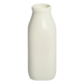 Farmers Market - Milk Jug - White pouring vessel, with a clean, polished finish and distinctive shape or artwork; handy for cream, milk, sauces, small-batch drinks, or as a compact tabletop accent. Additional view helps show the profile, scale, and decorative details.