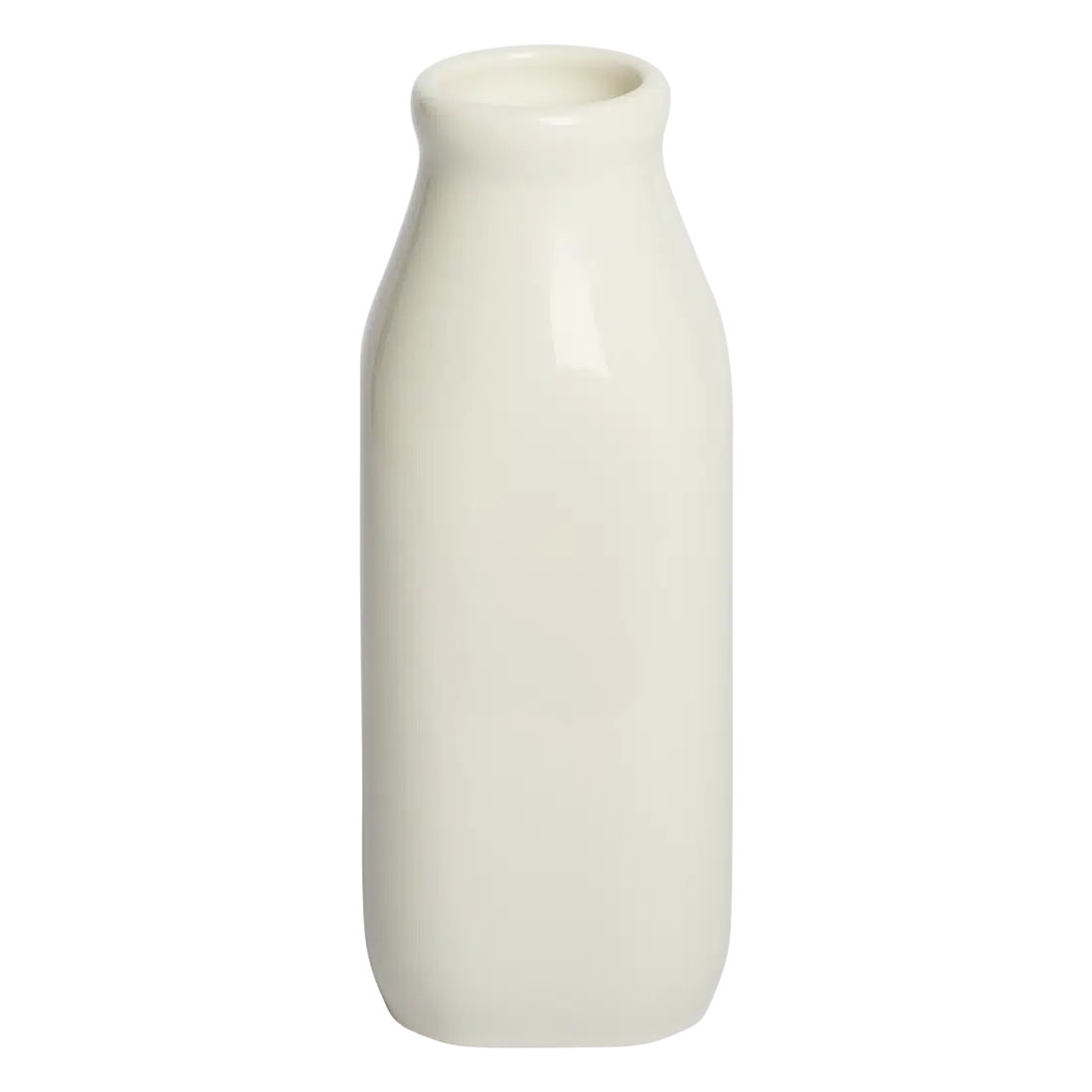 Farmers Market - Milk Jug - White pouring vessel, with a clean, polished finish and distinctive shape or artwork; handy for cream, milk, sauces, small-batch drinks, or as a compact tabletop accent. Additional view helps show the profile, scale, and decorative details.