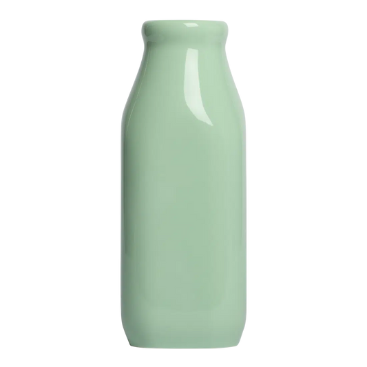 Farmers Market - Milk Jug - Mint pouring vessel, with a clean, polished finish and distinctive shape or artwork; handy for cream, milk, sauces, small-batch drinks, or as a compact tabletop accent. Primary product view highlights the overall design and proportions.