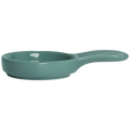 Farmers Market - Spoon Holder - Teal countertop organizer, with a clean, polished finish and distinctive shape or artwork; helps keep utensils, spoons, packets, or small kitchen essentials tidy and easy to reach. Additional view helps show the profile, scale, and decorative details.
