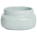 Farmers Market - Short/wide Mason Jar - Sky Blue glazed ceramic jar, with a clean, polished finish and distinctive shape or artwork; a charming, substantial piece for drinks, flowers, utensils, or relaxed countertop styling. Alternate product view shows more of the shape, finish, and design details.
