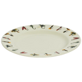 Gone Fishin' - Main Plate tableware, with a clean, polished finish and distinctive shape or artwork; a useful size for meals, appetizers, desserts, snacks, or layered place settings. Alternate product view shows more of the shape, finish, and design details.