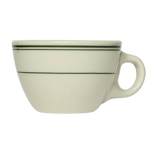 Hl Greenband - Tea Cup ceramic drinkware, with a clean, polished finish and distinctive shape or artwork; a comfortable everyday choice for coffee, tea, cocoa, or desk-side sipping. Primary product view highlights the overall design and proportions.