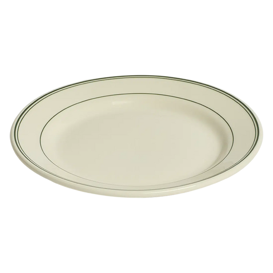 Hl Greenband - App Plate tableware, with a clean, polished finish and distinctive shape or artwork; a useful size for meals, appetizers, desserts, snacks, or layered place settings. Alternate product view shows more of the shape, finish, and design details.