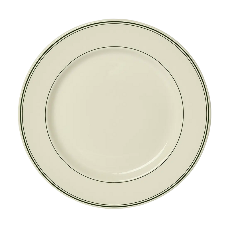 Hl Greenband - Main Plate tableware, with a clean, polished finish and distinctive shape or artwork; a useful size for meals, appetizers, desserts, snacks, or layered place settings. Primary product view highlights the overall design and proportions.