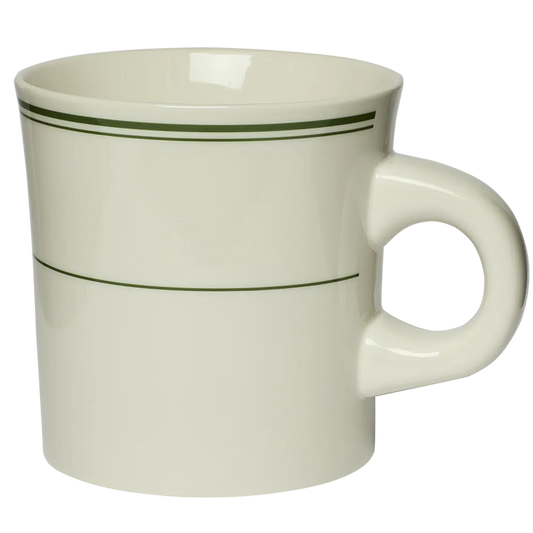 Hl Greenband - Crock countertop organizer, with a clean, polished finish and distinctive shape or artwork; helps keep utensils, spoons, packets, or small kitchen essentials tidy and easy to reach. Alternate product view shows more of the shape, finish, and design details.