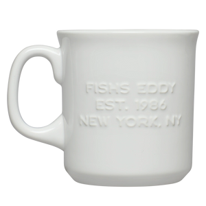 ITEM - FISHS EDDY EST 1986 MUG (16OZ)